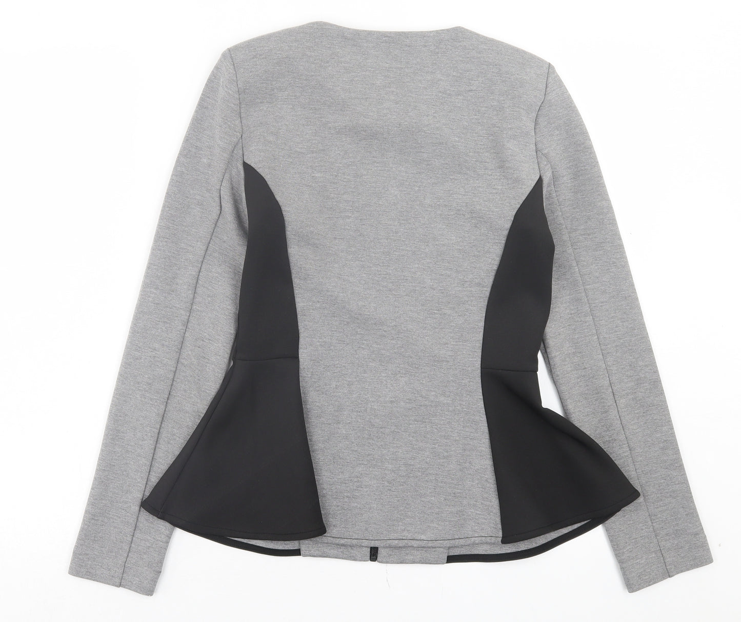 Topshop Womens Grey Jacket Size 10 Zip