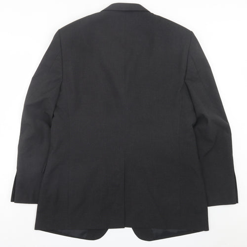 Marks and Spencer Mens Grey Polyester Jacket Suit Jacket Size 42