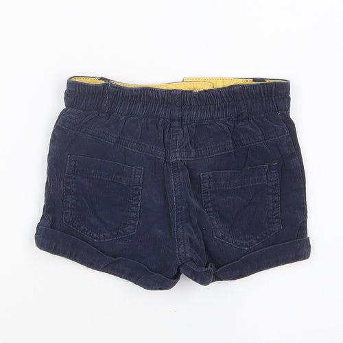Dunnes Stores Boys Blue Cotton Cropped Trousers Size 18-24 Months Button