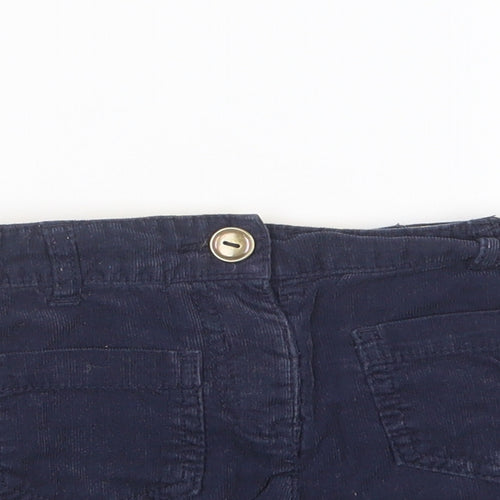 Dunnes Stores Boys Blue Cotton Cropped Trousers Size 18-24 Months Button