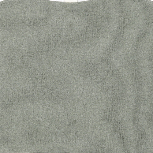 H&M Womens Green Round Neck Viscose Pullover Jumper Size L