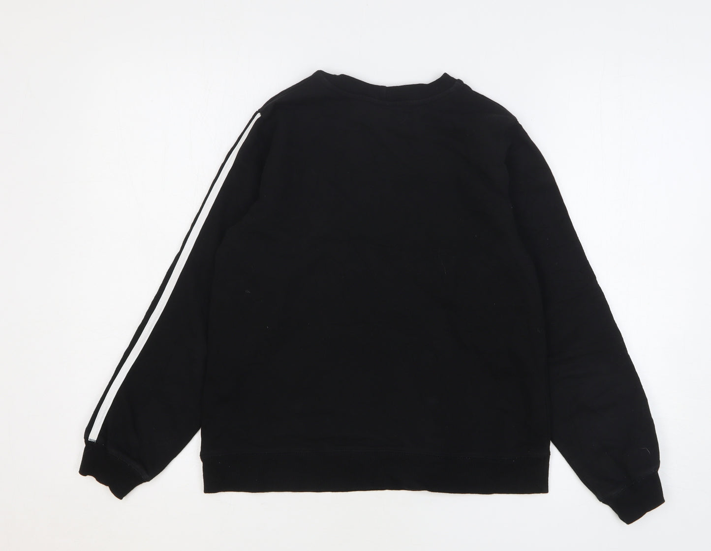 ASOS Womens Black Cotton Pullover Sweatshirt Size 8 Pullover