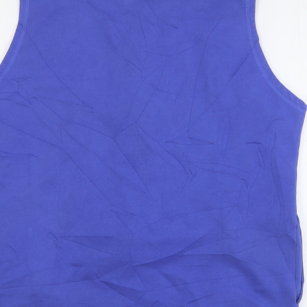 EWM Womens Blue Cotton Vest Sweatshirt Size 18 Zip - Gilet