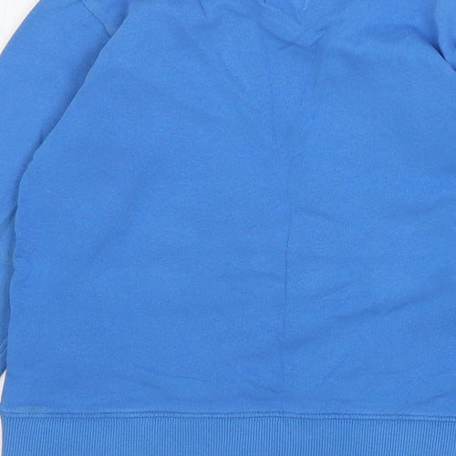 F&F Boys Blue Herringbone Cotton Pullover Sweatshirt Size 6-7 Years Pullover - Mountain Park