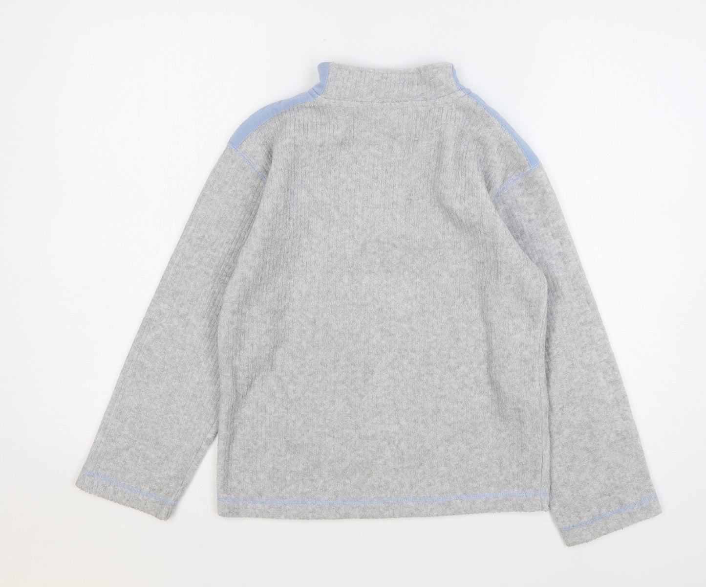 Ladybird Boys Grey Polyester Pullover Sweatshirt Size 9-10 Years Zip