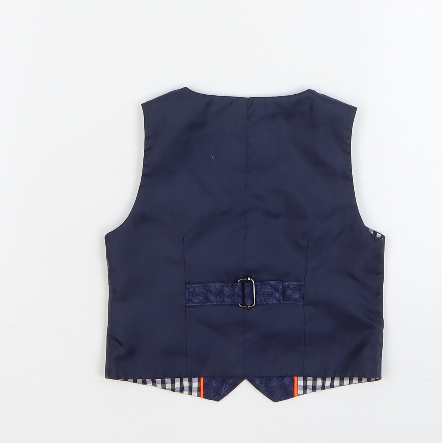 NEXT Boys Blue Jacket Waistcoat Size 6-9 Months Button