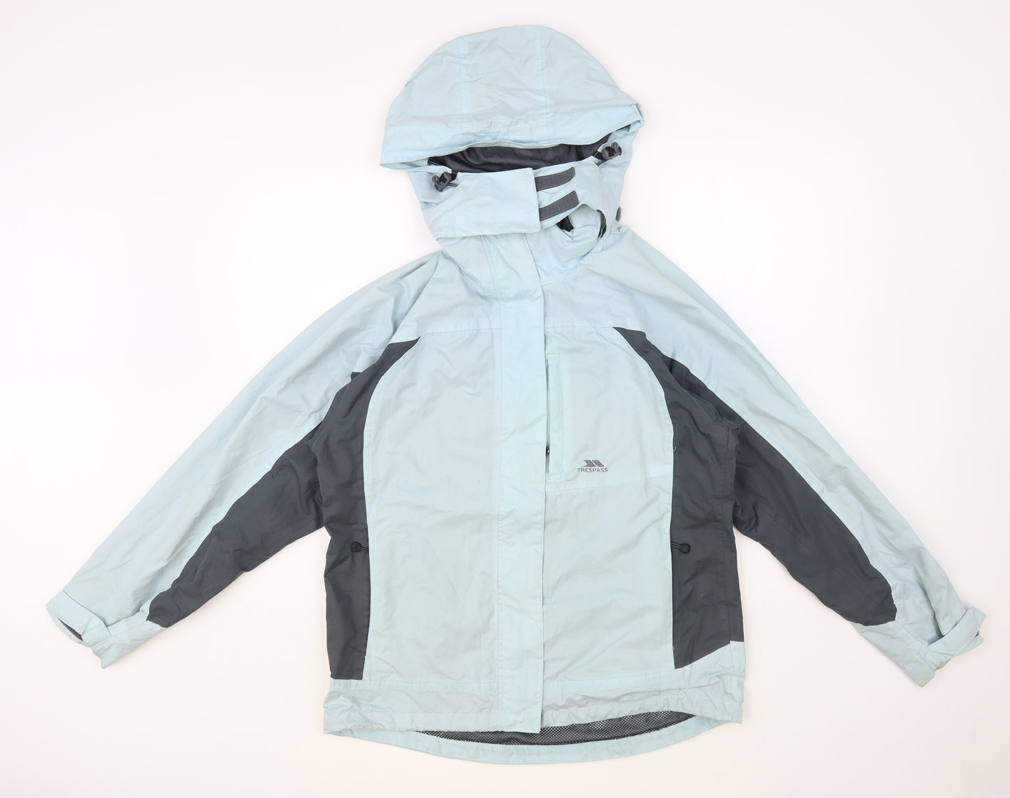 Trespass Womens Blue Windbreaker Jacket Size M Zip