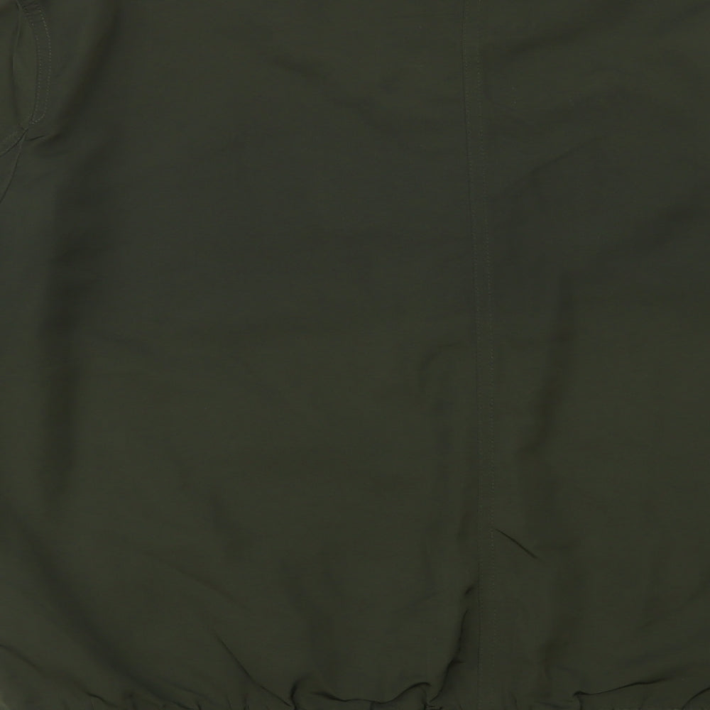 Topman Mens Green Bomber Jacket Jacket Size L Zip