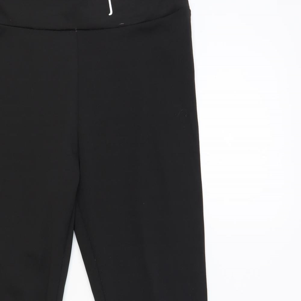 SheIn Womens Black Polyester Compression Leggings Size XL L28 in Relaxed Pullover - Faith