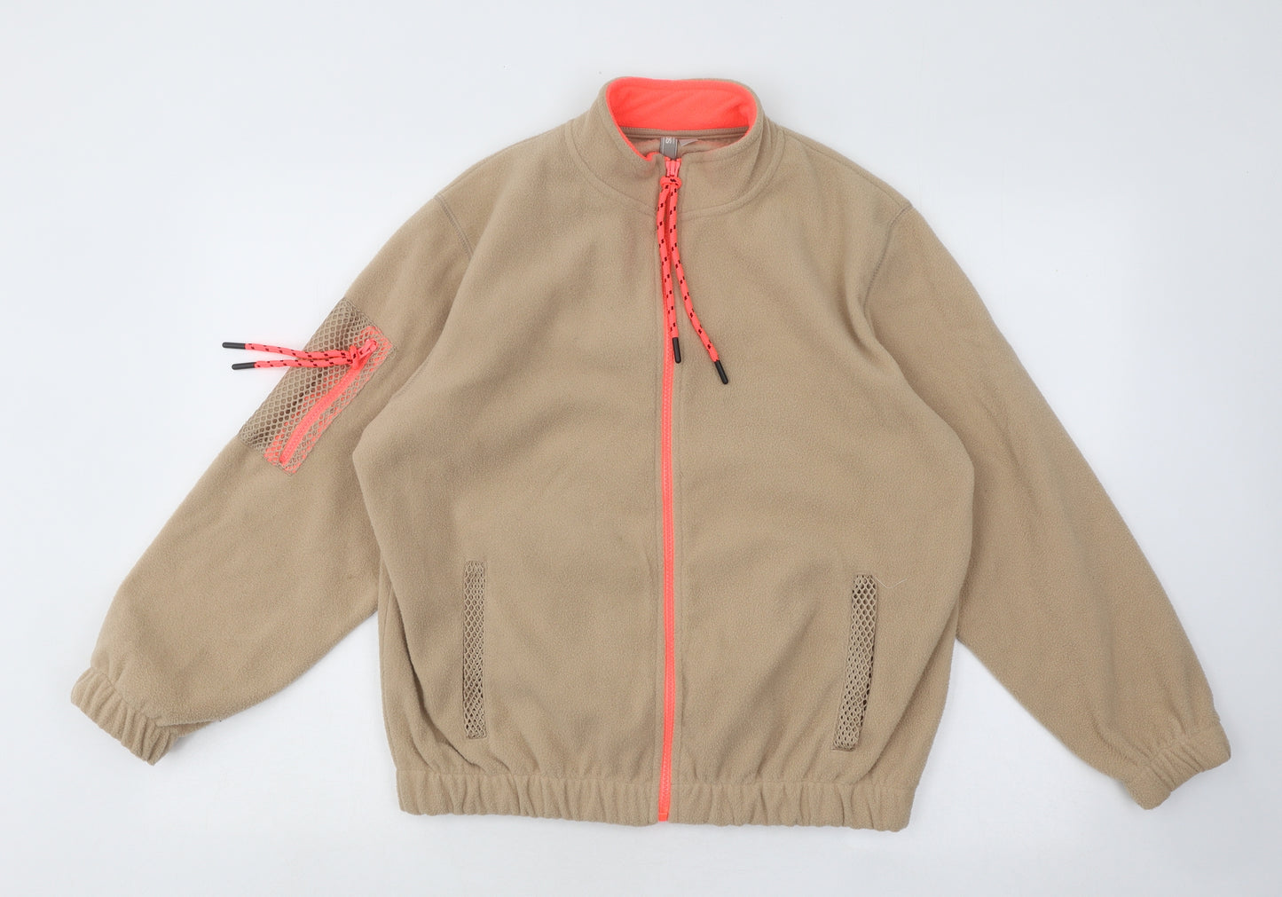ASOS Womens Brown Polyester Full Zip Sweatshirt Size 8 Zip