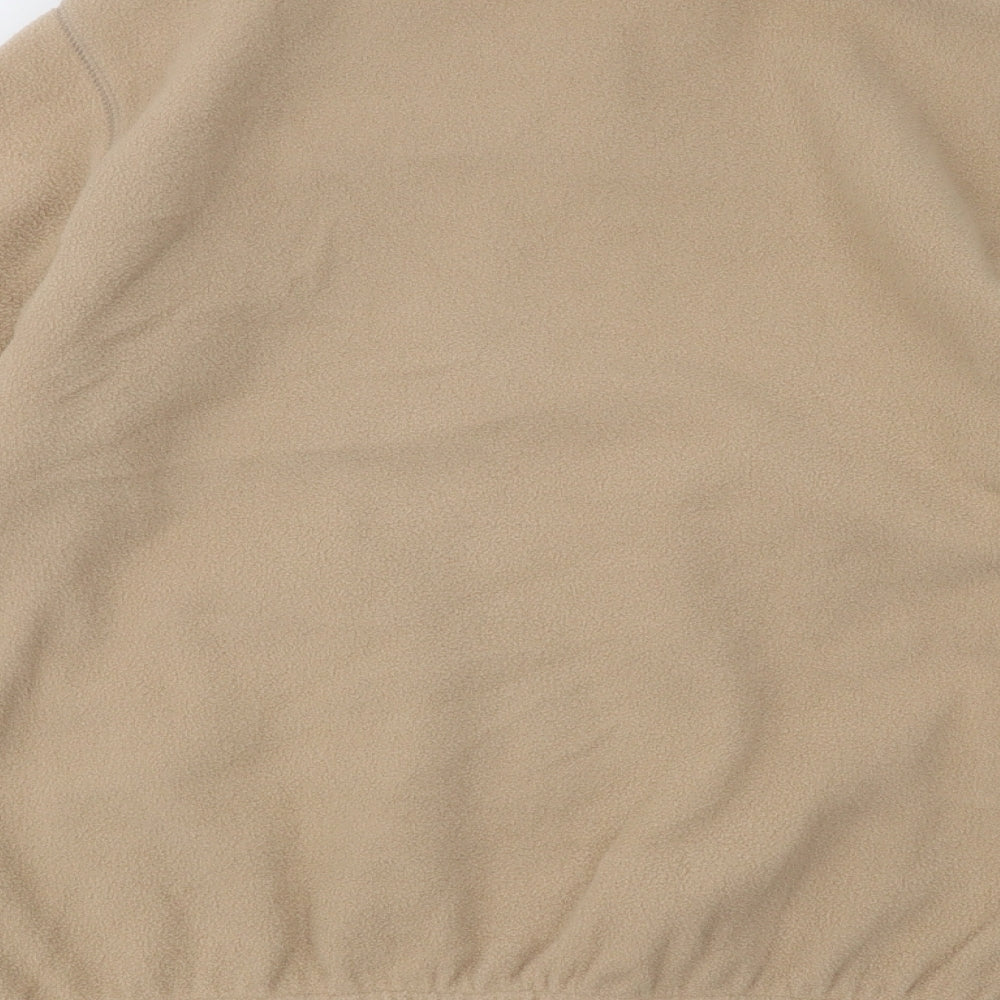 ASOS Womens Brown Polyester Full Zip Sweatshirt Size 8 Zip