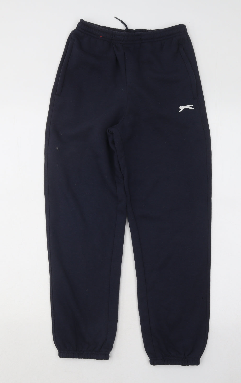 Slazenger Boys Blue Cotton Jogger Trousers Size 11-12 Years Regular Drawstring