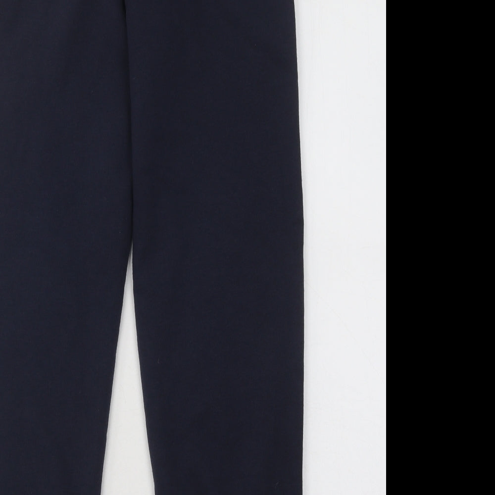 Slazenger Boys Blue Cotton Jogger Trousers Size 11-12 Years Regular Drawstring