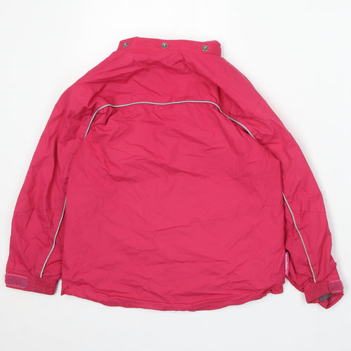 Mountain Life Girls Pink Jacket Size 3-4 Years Zip
