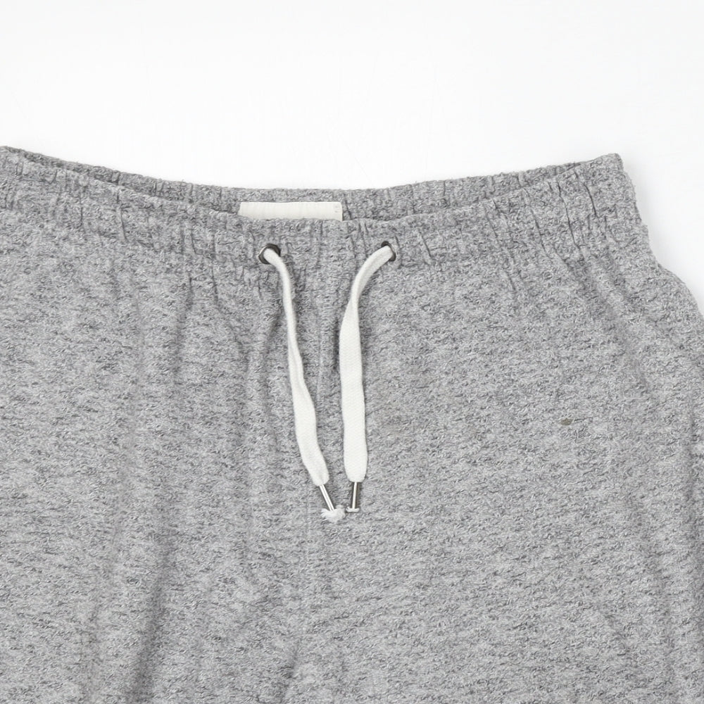 Cedar Wood State Mens Grey Cotton Sweat Shorts Size M L9 in Regular Drawstring