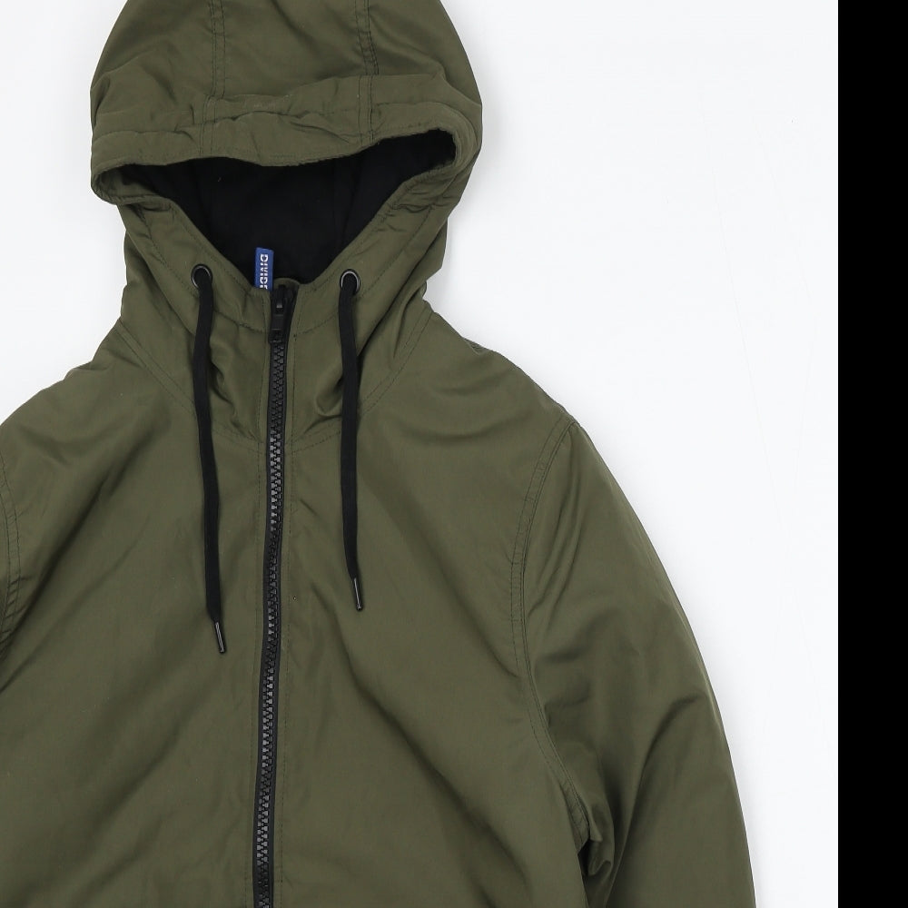 Divided by H&M Mens Green Jacket Size S Zip Preworn Divided by H&M Mens Green Jacket Size S Zip Preworn