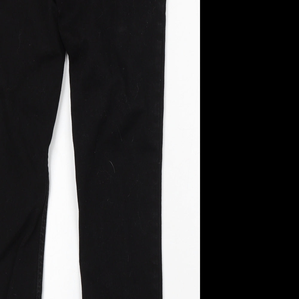 Old Navy Womens Black Cotton Skinny Jeans Size 14 L31 in Regular Button