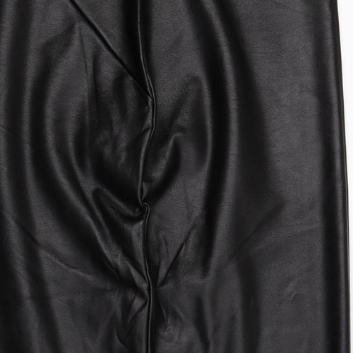 Vestidos Womens Brown Polyester Straight & Pencil Skirt Size XL - XXL, Fake Leather