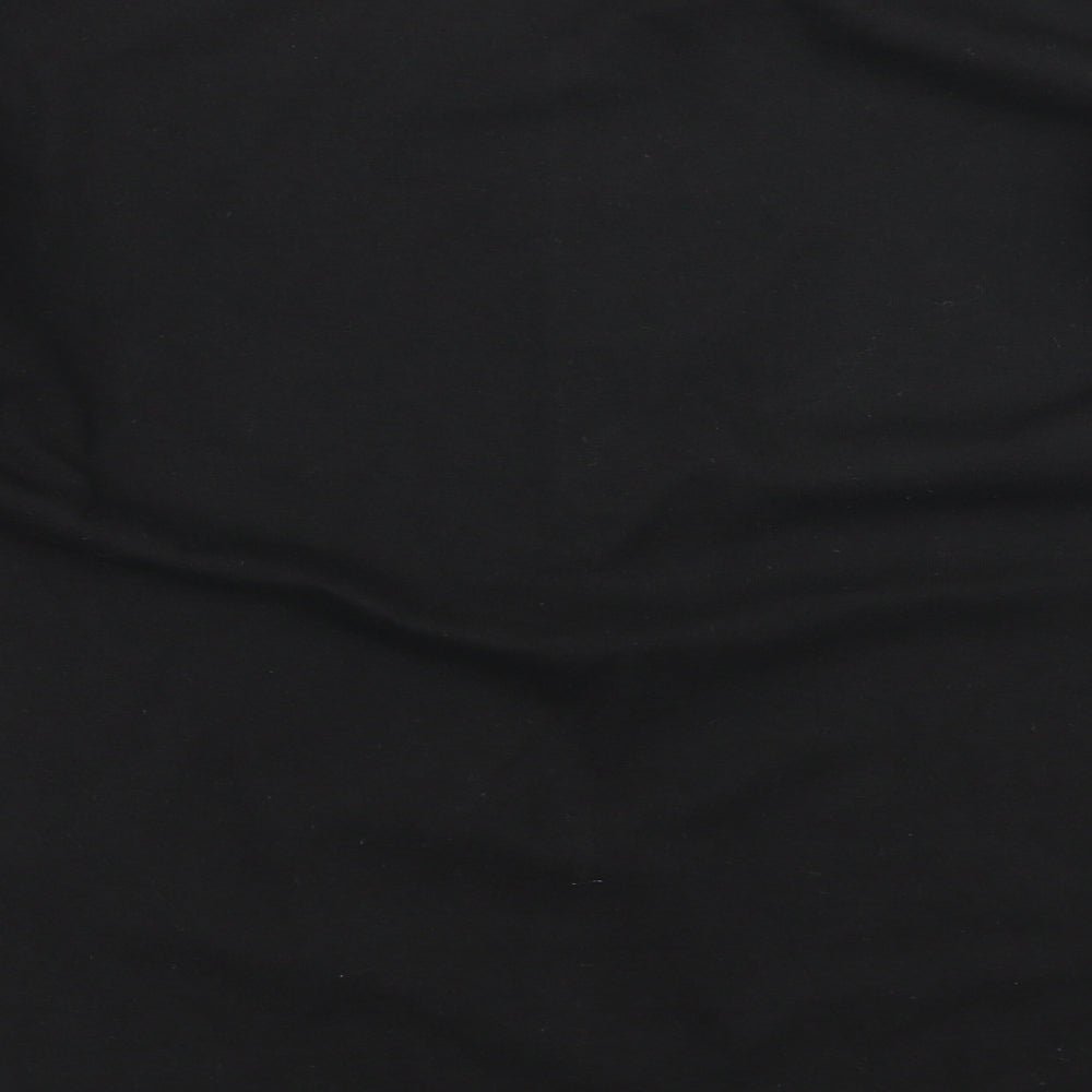 Fashion Nova Mens Black Cotton Pullover Sweatshirt Size S - Respect the game