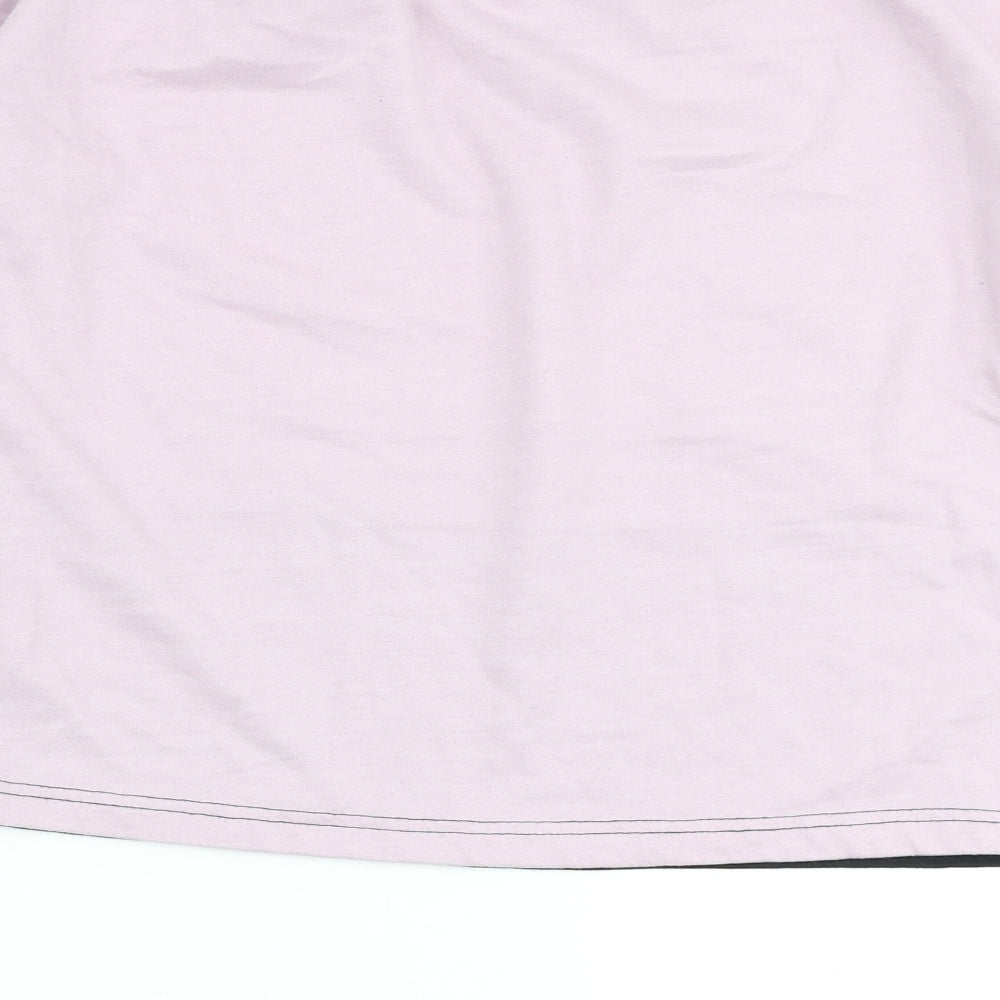 Missguided Womens Multicoloured Colourblock Polyester Pullover Sweatshirt Size 12