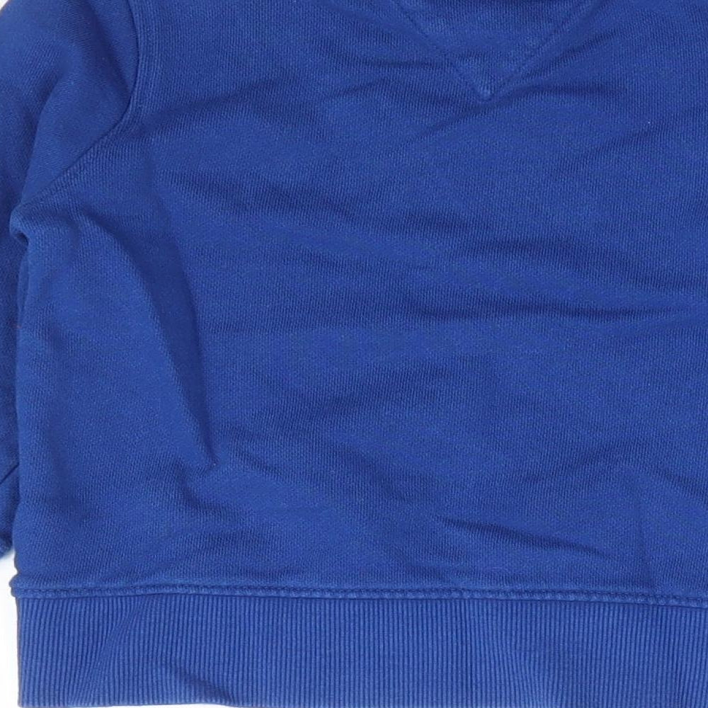 Tommy Hilfiger Boys Blue 100% Cotton Pullover Sweatshirt Size 4 Years Pullover