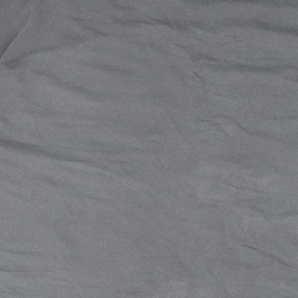 Topshop Womens Grey 100% Cotton Cropped T-Shirt Size S Round Neck - Valley City Dreams
