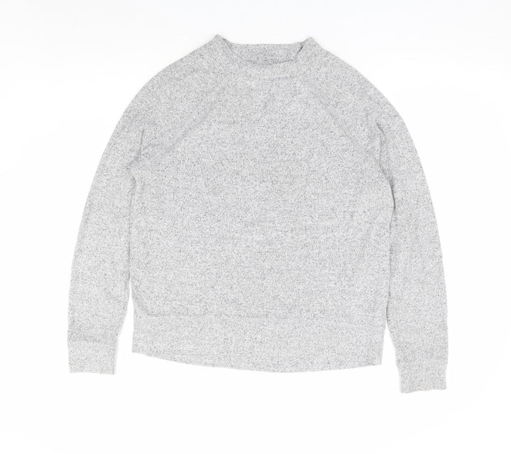 F&F Womens Grey Viscose Pullover Sweatshirt Size 12 Pullover - Lounge Top