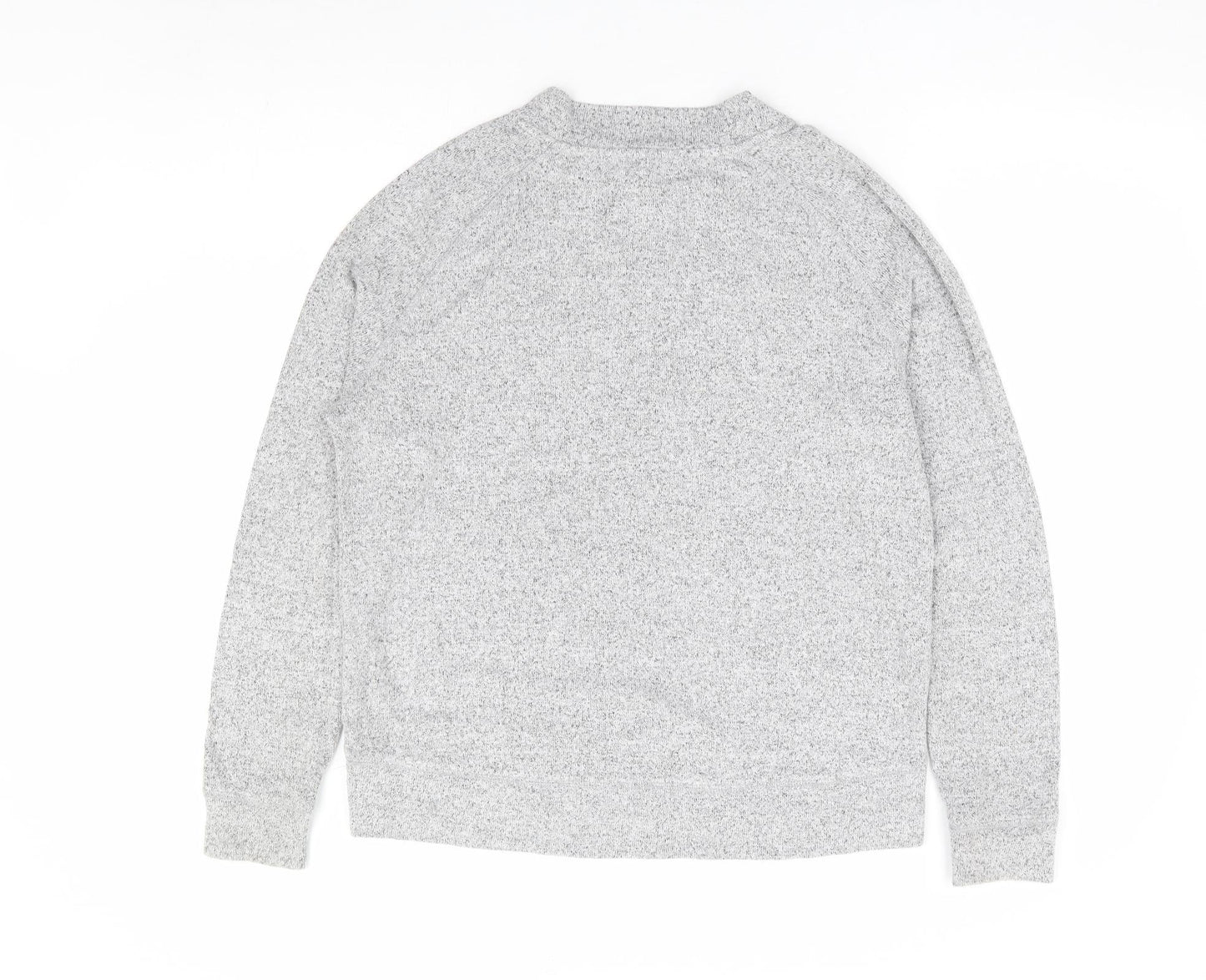 F&F Womens Grey Viscose Pullover Sweatshirt Size 12 Pullover - Lounge Top