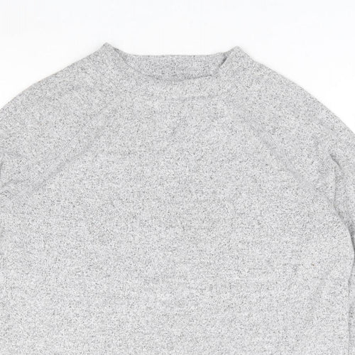 F&F Womens Grey Viscose Pullover Sweatshirt Size 12 Pullover - Lounge Top