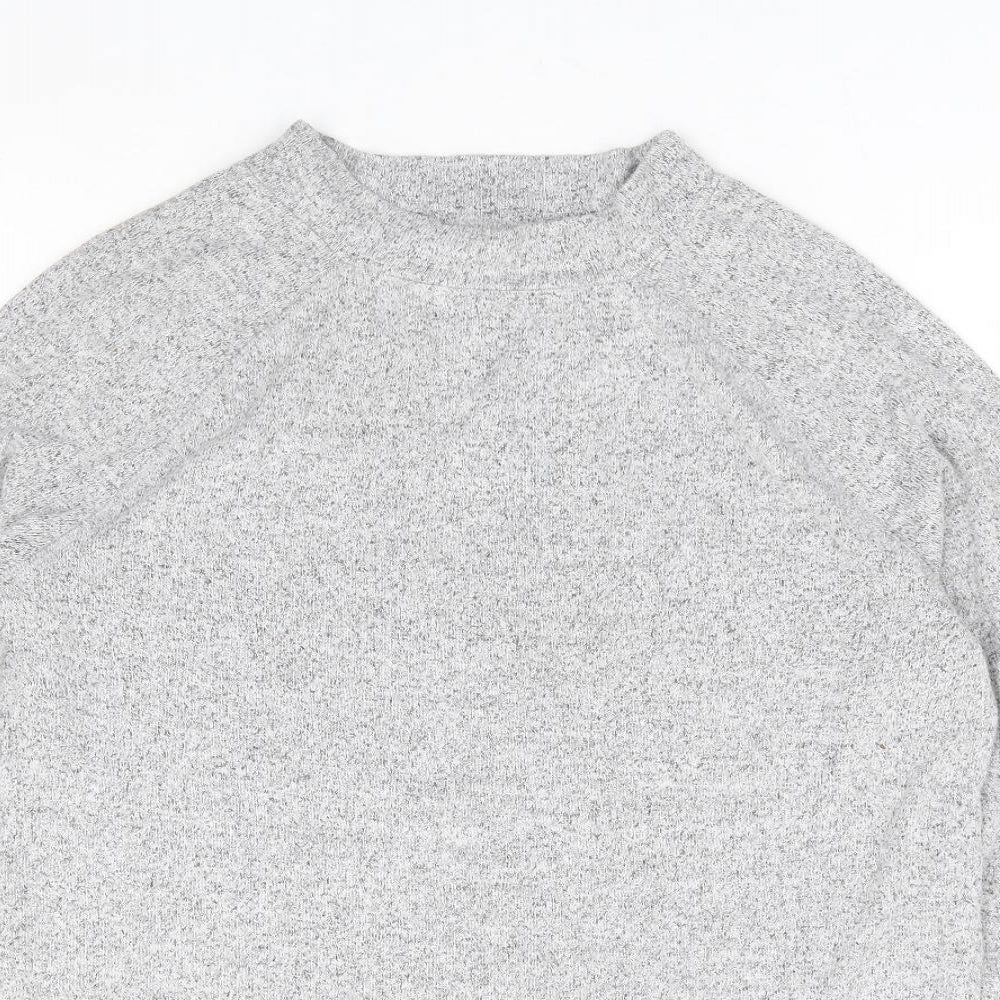 F&F Womens Grey Viscose Pullover Sweatshirt Size 12 Pullover - Lounge Top