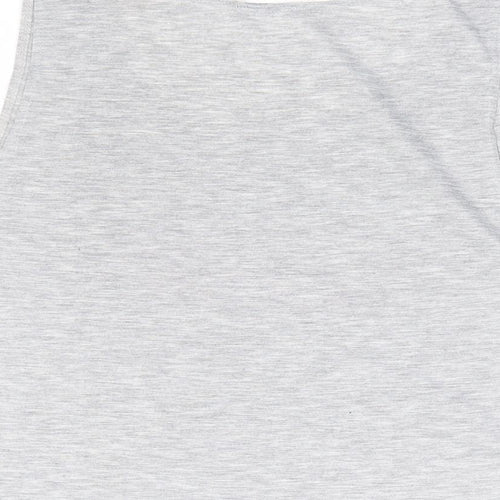 Native Womens Grey Polyester Cropped Tank Size S Scoop Neck - Volkswagen Van