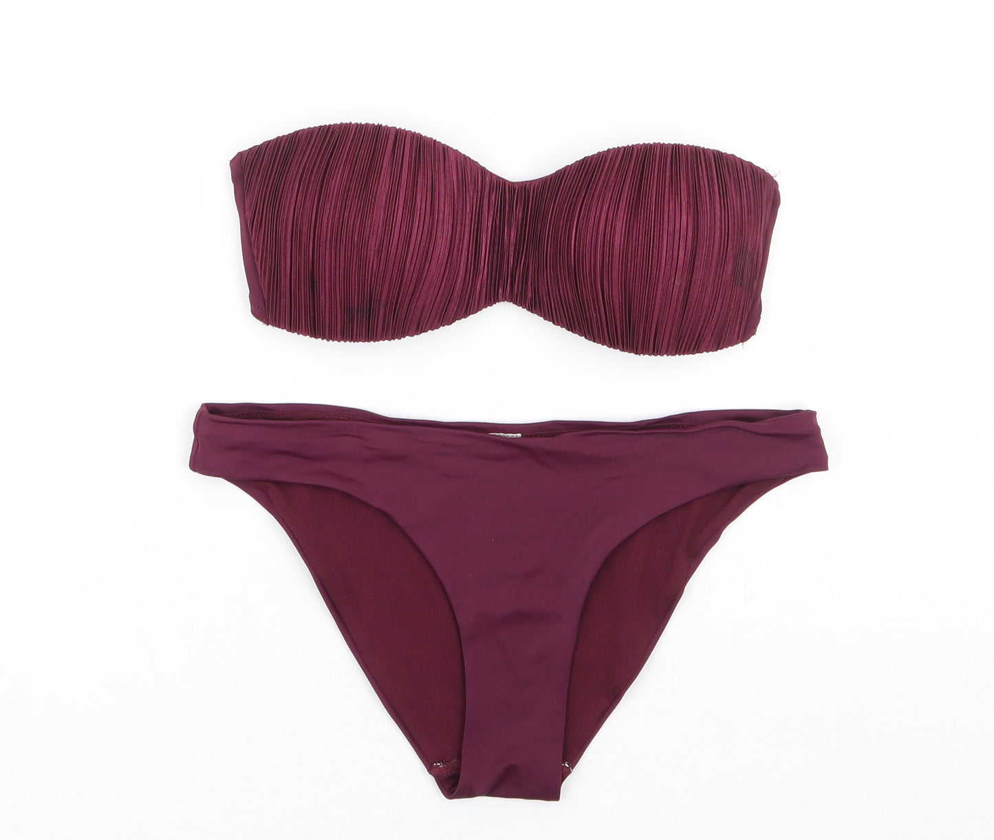 Dunnes Stores Womens Purple Nylon Bikini Size 32