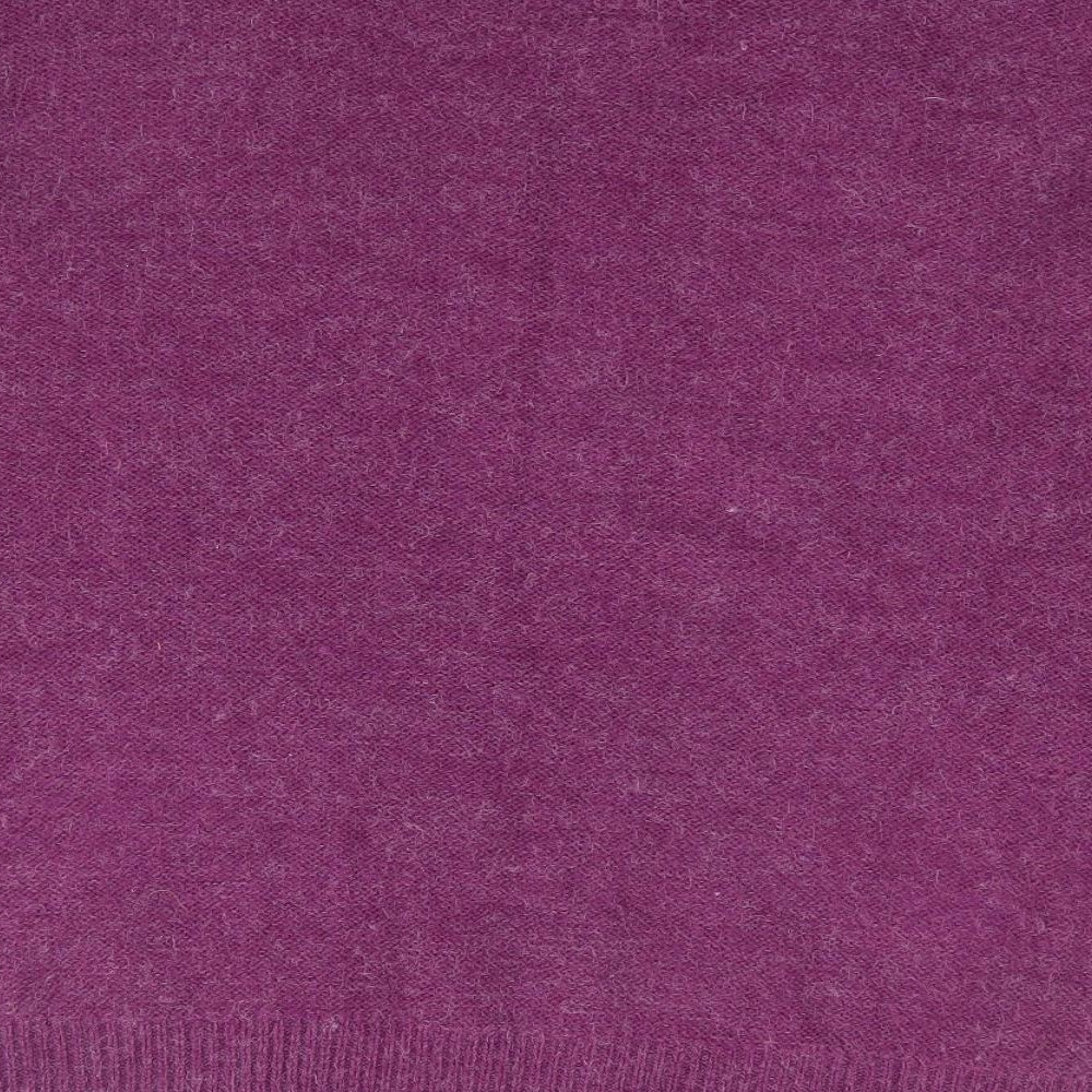 Dorothy Perkins Womens Purple Round Neck Acrylic Pullover Jumper Size 12