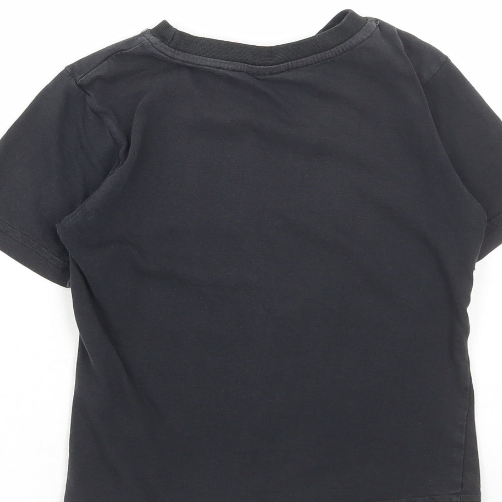 The Muppets Boys Beige Cotton Basic T-Shirt Size 4-5 Years Round Neck Pullover - The Muppets