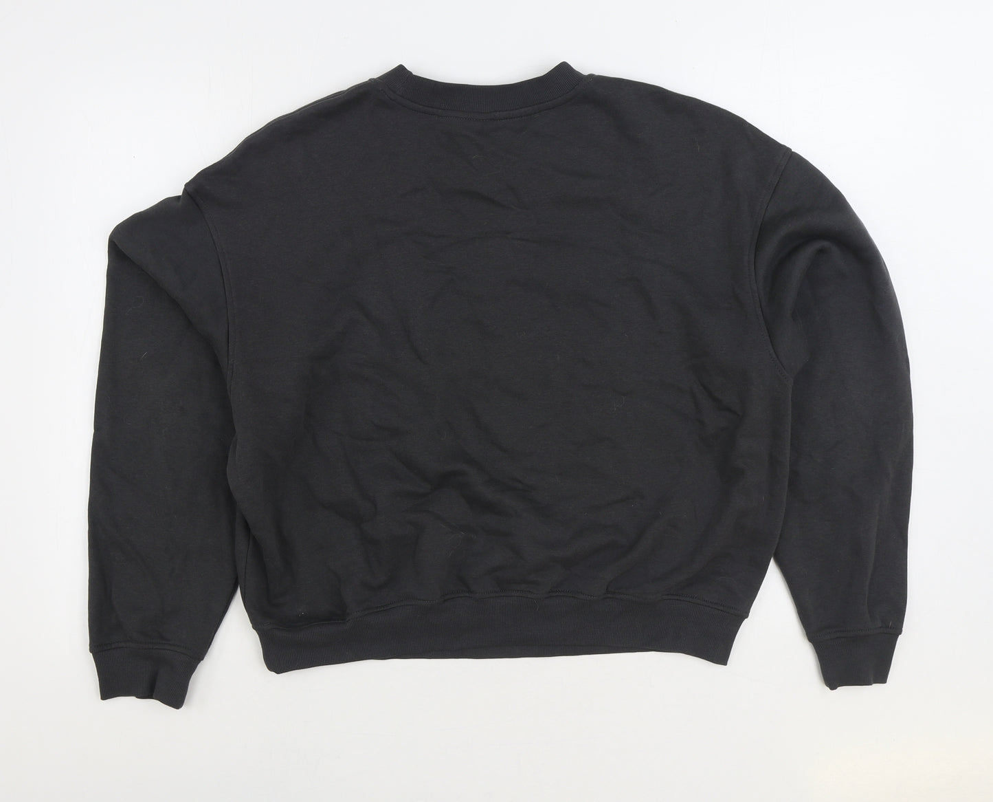 Divided by H&M Womens Grey Cotton Pullover Sweatshirt Size L Pullover - Moon