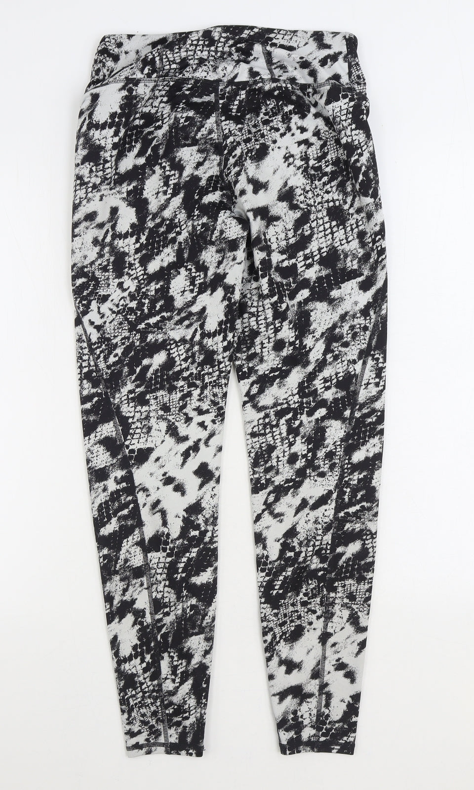 H&M Womens Black Geometric Polyester Jogger Leggings Size M L29 in