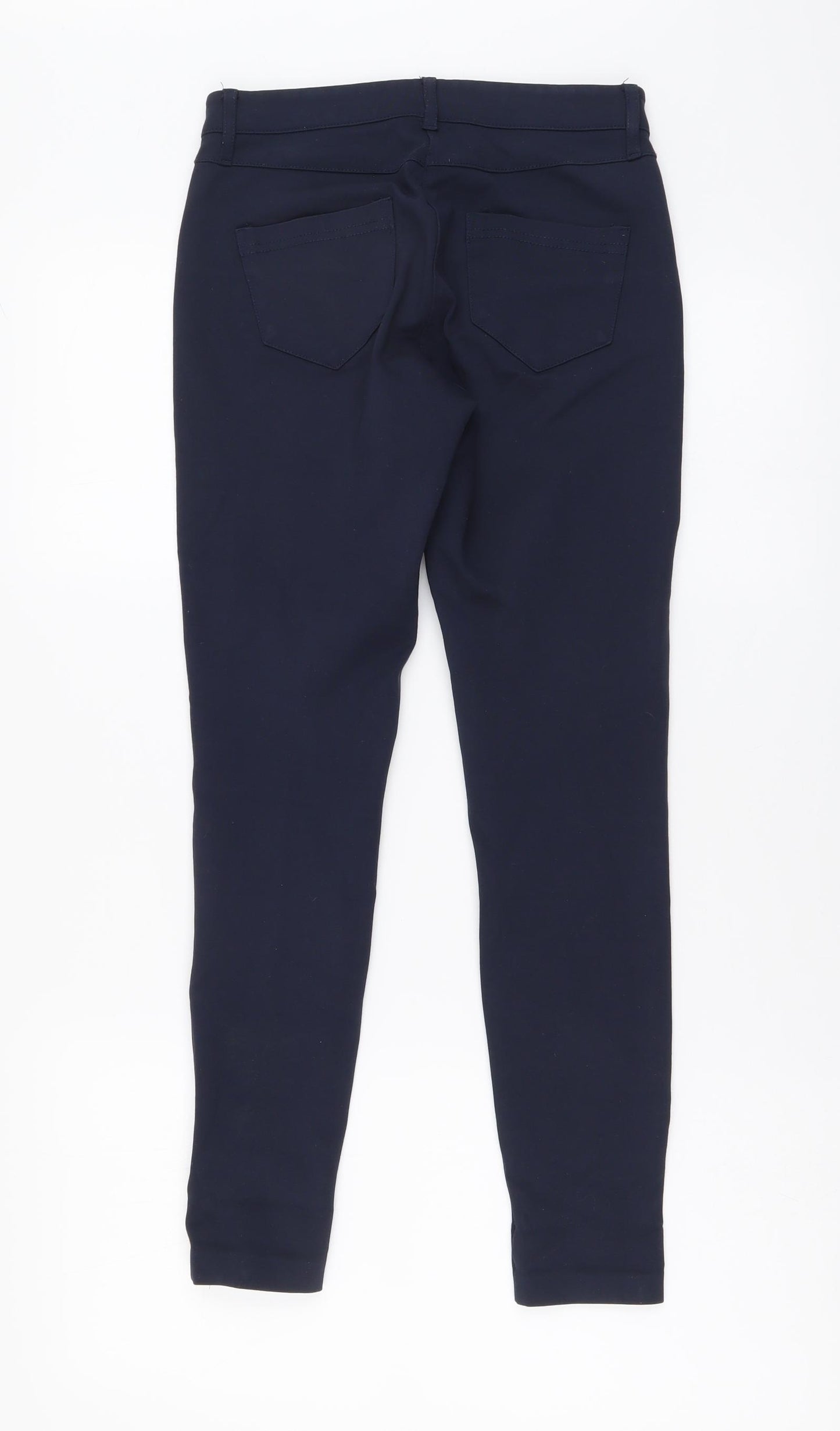 River Island Womens Blue Viscose Jegging Trousers Size 6 L26 in Regular Button