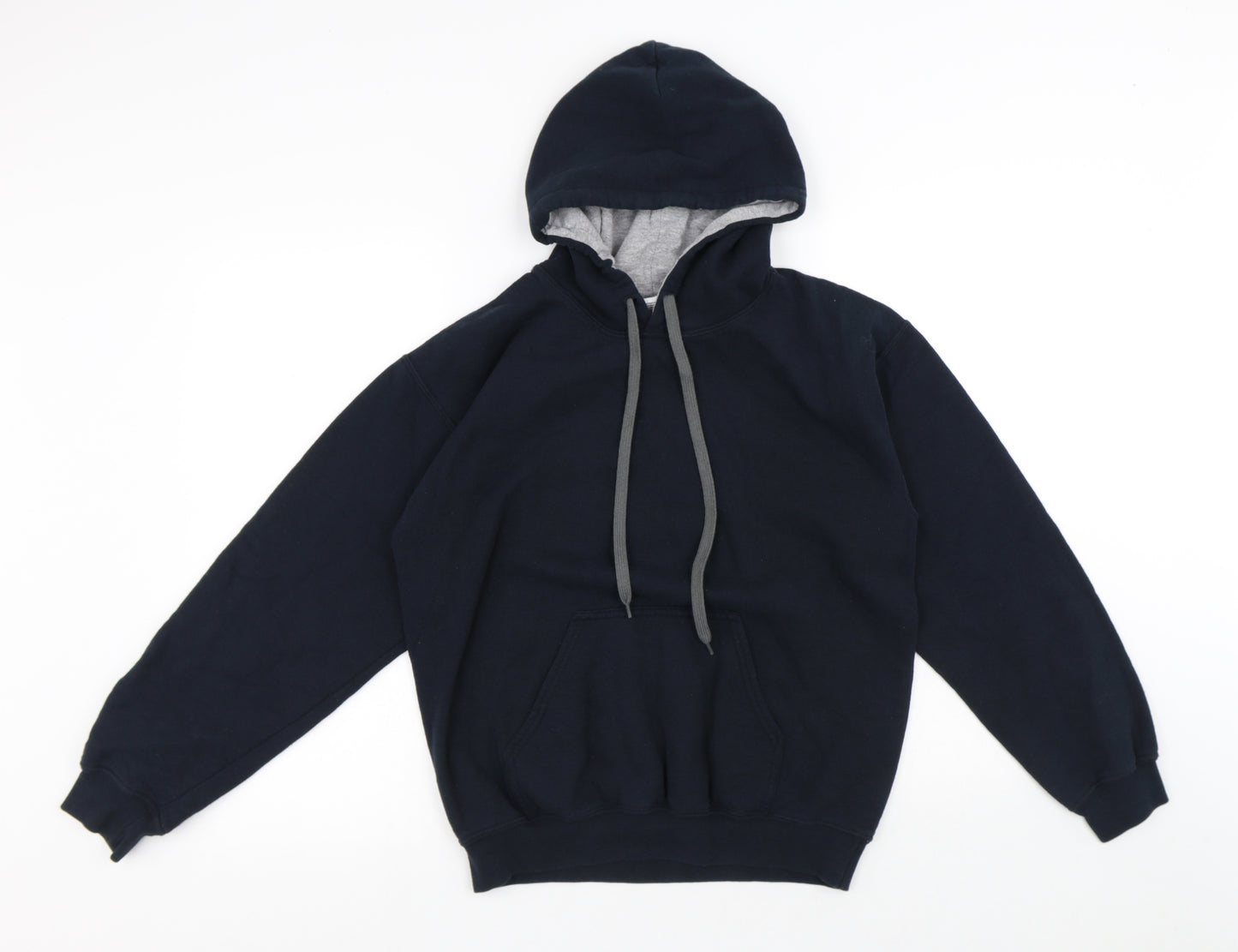 Gildan Mens Black Cotton Pullover Hoodie Size S