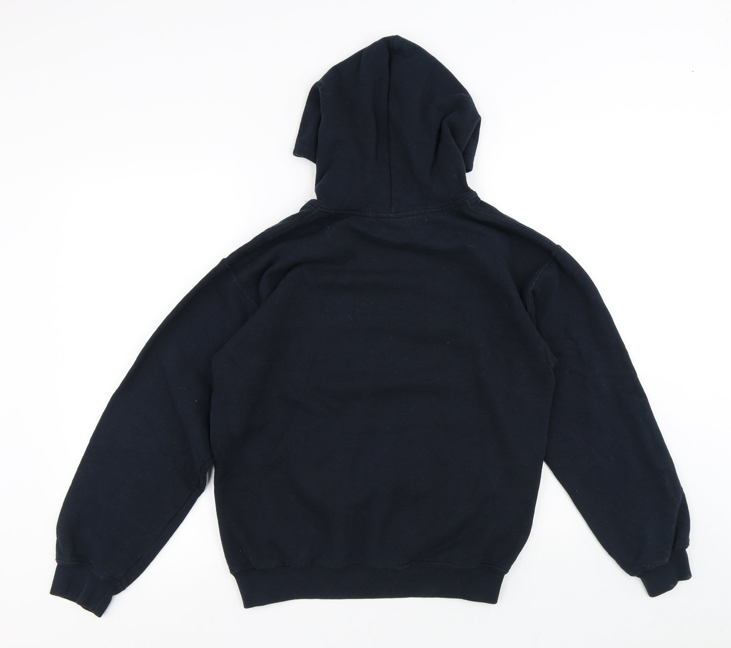 Gildan Mens Black Cotton Pullover Hoodie Size S