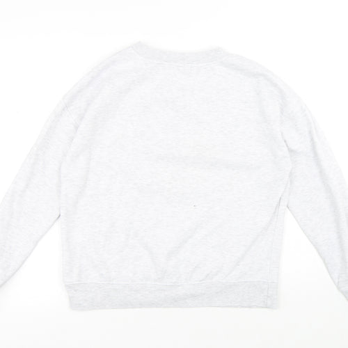 Primark Womens Grey Polyester Pullover Sweatshirt Size S
