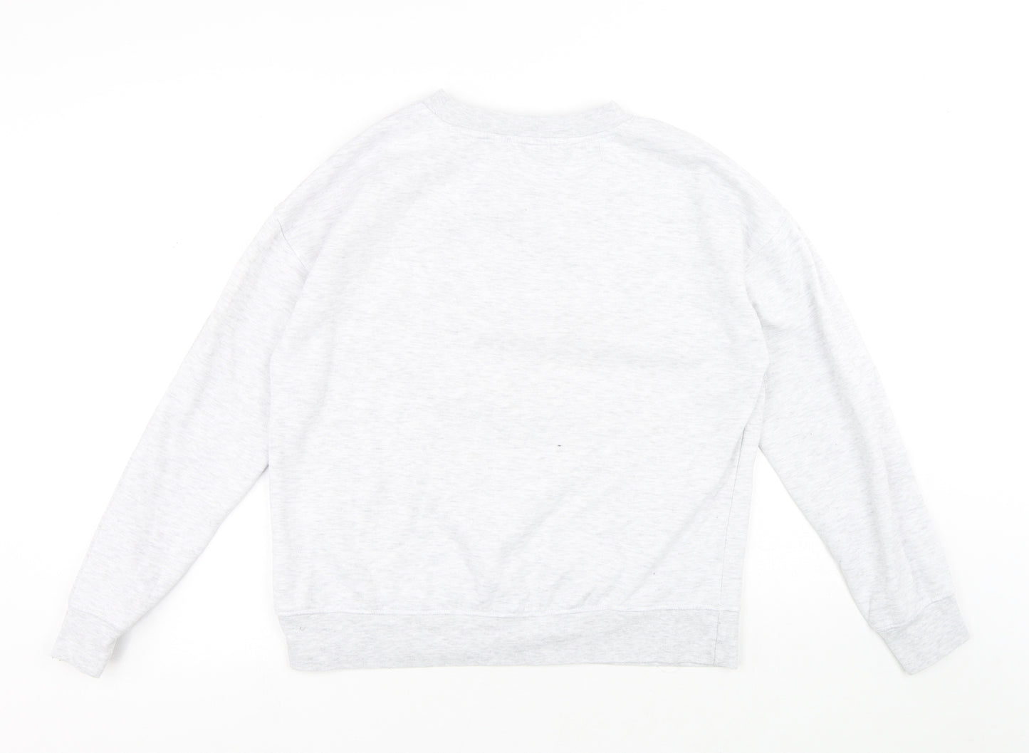 Primark Womens Grey Polyester Pullover Sweatshirt Size S