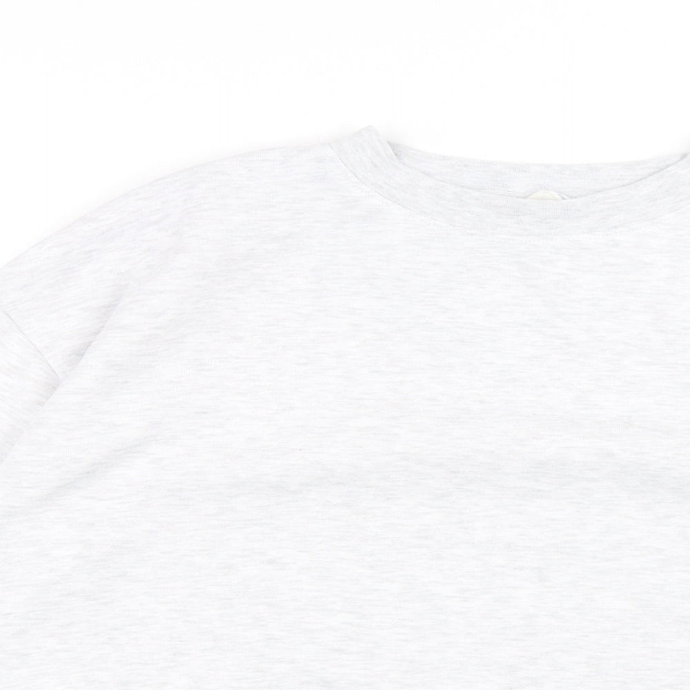 Primark Womens Grey Polyester Pullover Sweatshirt Size S
