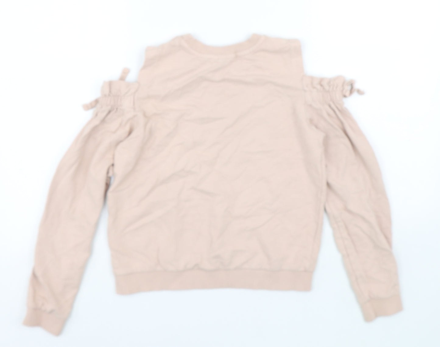 Candy Girls Pink Cotton Pullover Sweatshirt Size 13 Years