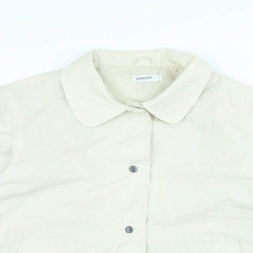 Damart Womens Beige Jacket Size 16 Button