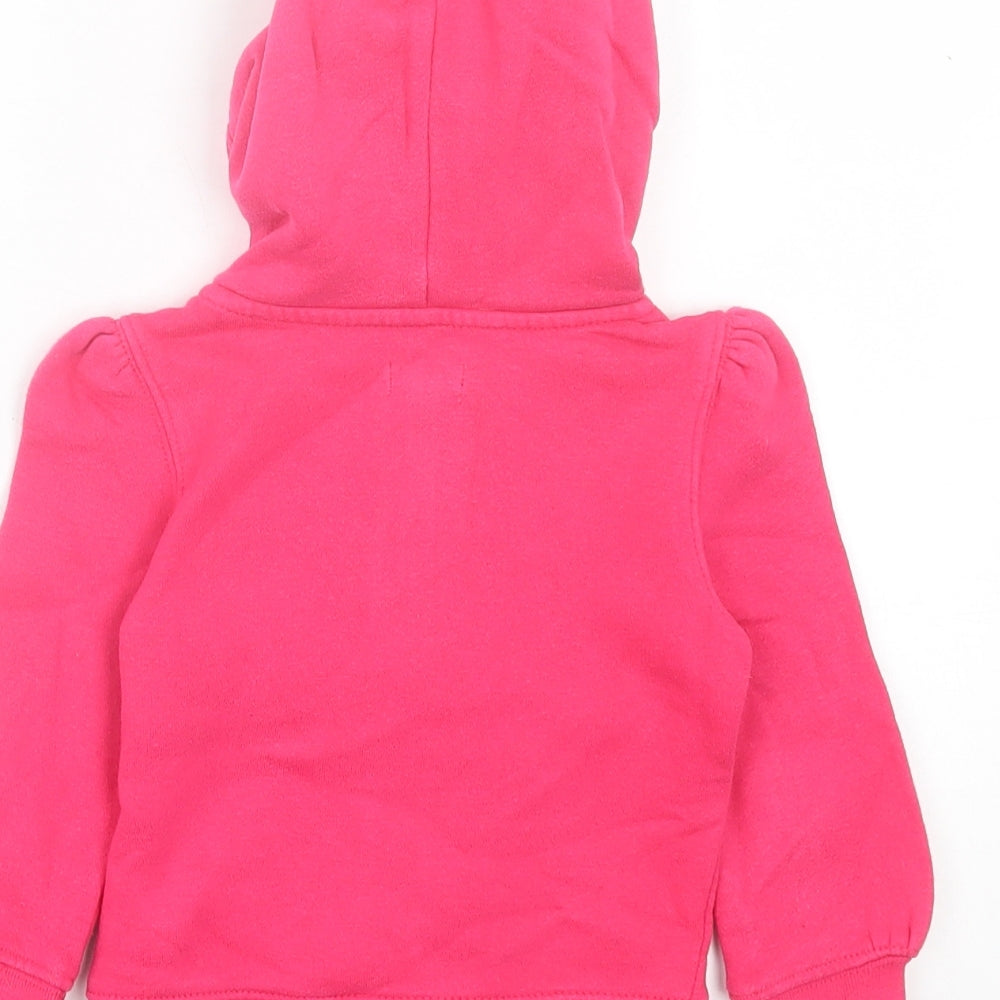 Gap Girls Pink Basic Jacket Jacket Size 12-18 Months Zip