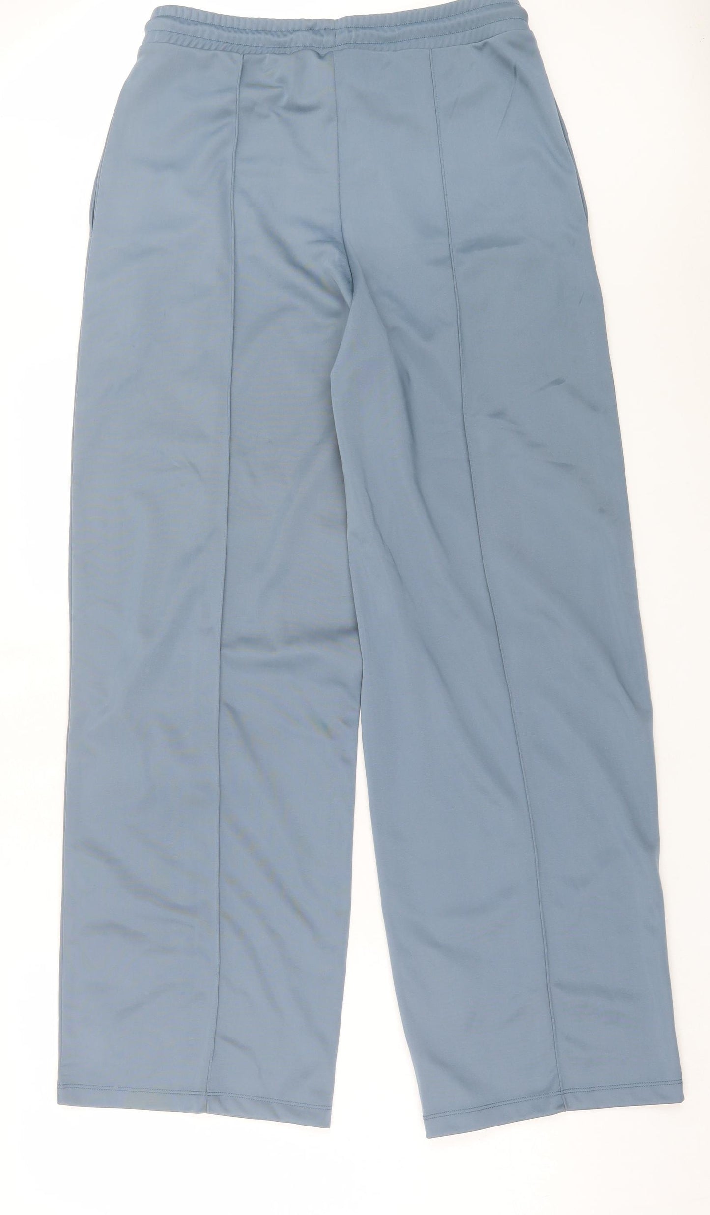 ASOS Mens Blue Polyester Jogger Trousers Size M L32 in Regular Drawstring