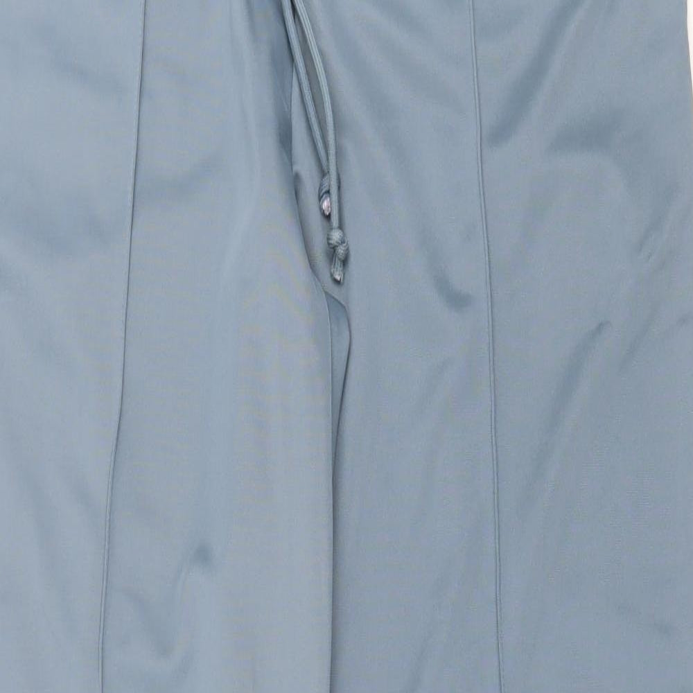 ASOS Mens Blue Polyester Jogger Trousers Size M L32 in Regular Drawstring