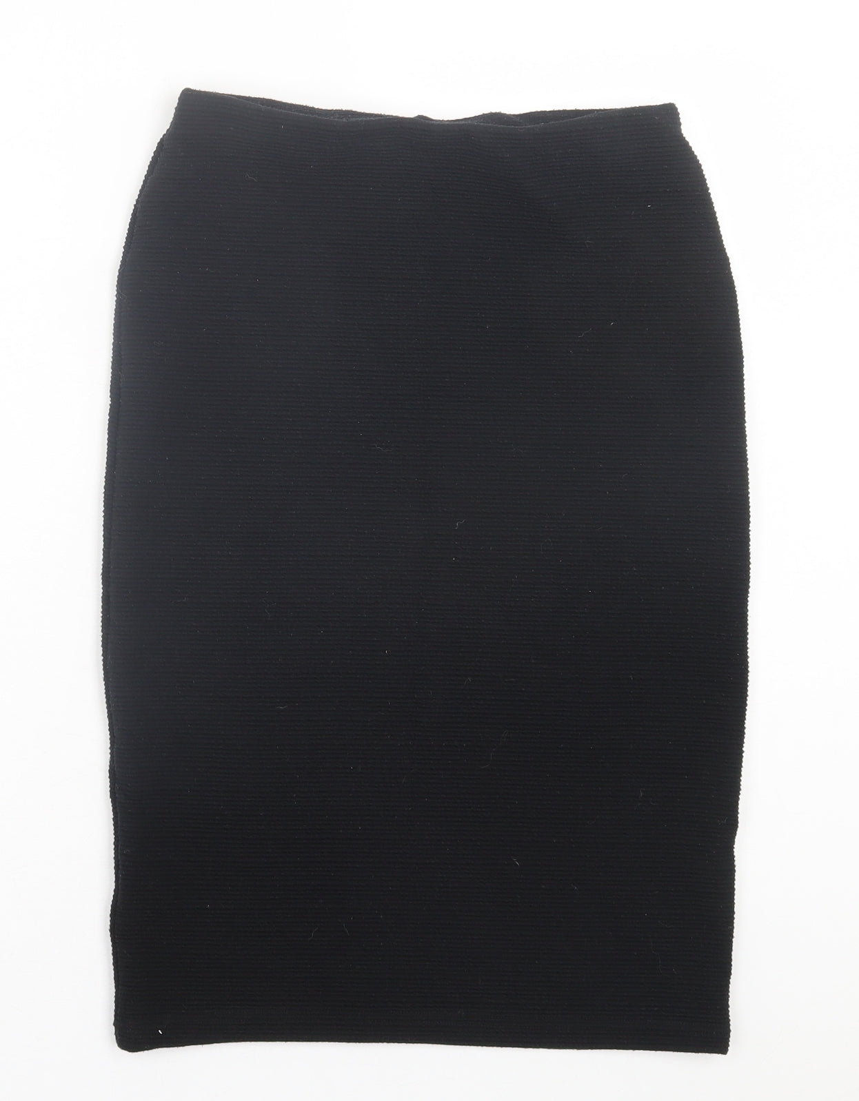 New Look Womens Black Polyester Straight & Pencil Skirt Size 10