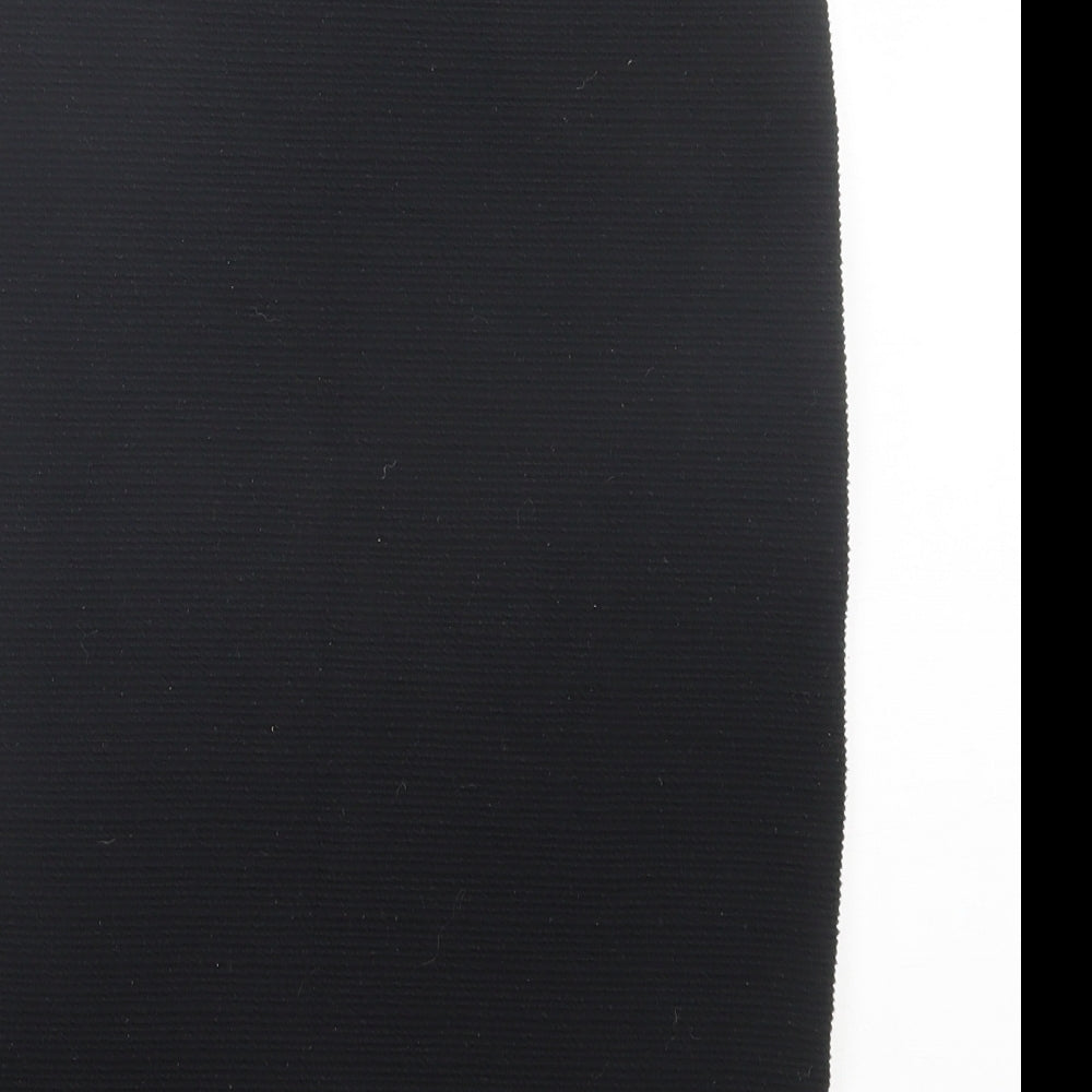 New Look Womens Black Polyester Straight & Pencil Skirt Size 10
