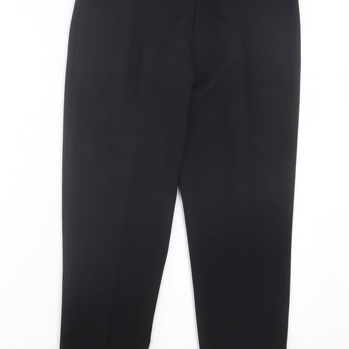 Atmosphere Womens Black Polyester Trousers Size 8 L28 in Regular Hook & Eye
